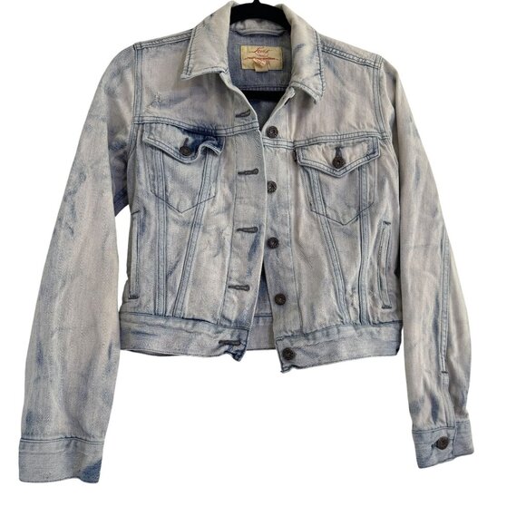 Levis Jackets & Blazers - Vintage Levis Positively Superior Womens Y2K  90s Light Wash Denim Jacket Size S